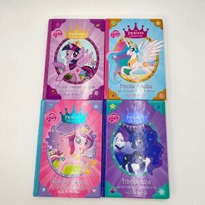 My Little Pony The Princess Collection 4 Book Set MLP Hardcover Berrow 2015